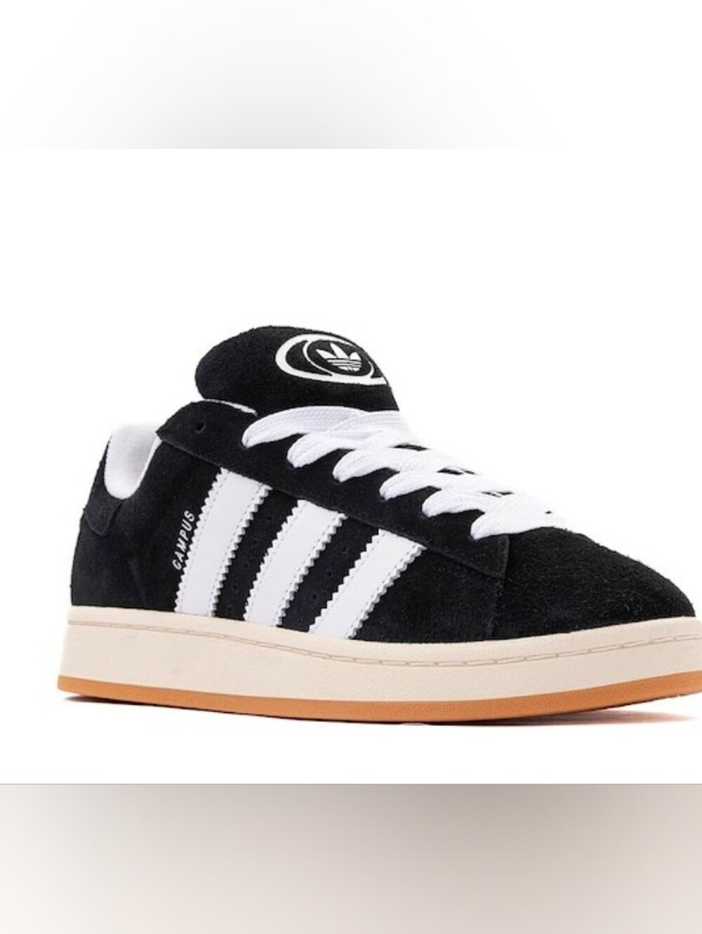 Adidas Campus Unisex Black & White Suede Sneaker
